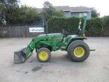 JOHN DEERE 770 4X4 TRACTOR W/ FRONT LOADER