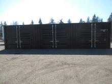 2024 40' HIGH CUBE SHIPPING CONTAINER W/ (3) SIDE DOORS