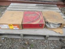 BOX OF HOBART FABSHIELD 21B, BOX OF LINCOLN NR-211-MP, & BOX OF HOBART WELDING WIRE