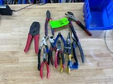 ASSORTED PLIERS & CRIMPERS