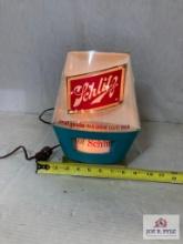 1950's "Schlitz Beer" Lighted Rotating Plastic Table Sign