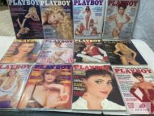 1983 Playboy Magazines complete set of 12
