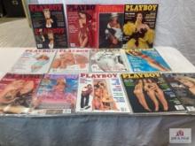 1993 Playboy Magazines complete set of 12