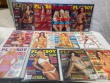 2008 Playboy Magazines complete set of 12