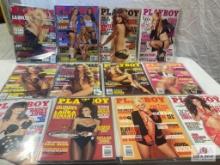2011 Playboy Magazines complete set of 12