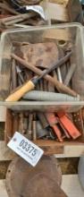 BOXES OF MISCELLANEOUS PUNCHES AND CHISELS