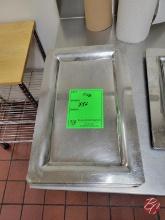 Stainless Steel Platters 10-1/2"x17"