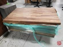 Solid Wood Table Tops Approx: 48"x30" (Like New)