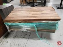 Solid Wood Table Tops Approx: 48"x30" (Like New)