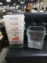 Cambro Measuring Containers 18qt & 22qt