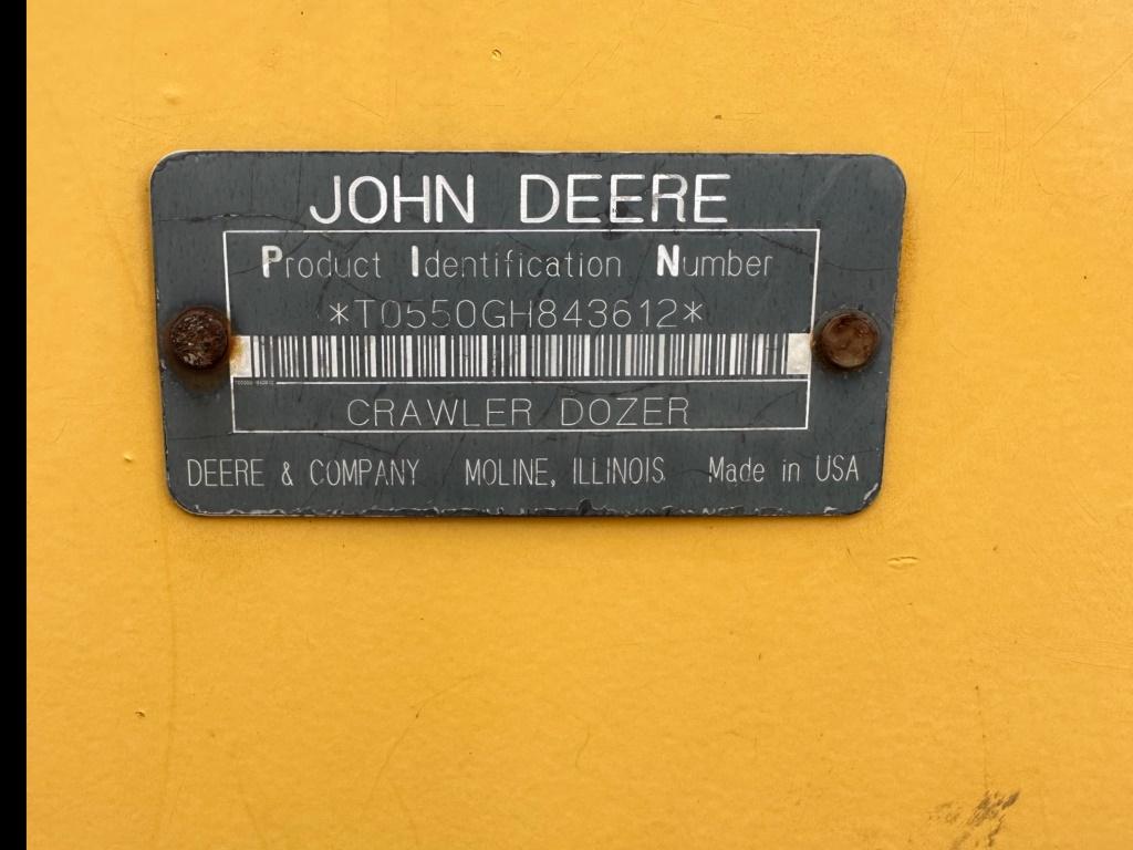 1998 JOHN DEERE 550G LT IV CRAWLER TRACTOR