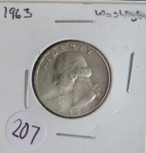 1963- Washington Quarter