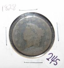 1828- Large Cent