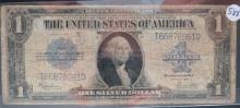 1923- One Dollar, Silver Certificate