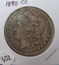 1890- 'CC' Morgan Dollar