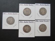 1899, 1900, 1902, 1903, 1907- Barber Quarters