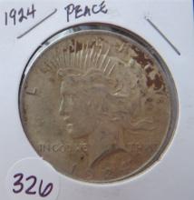 1924- Peace Dollar