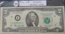 1976- $2 Federal Reserve Note