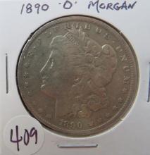 1890- O Morgan Dollar