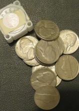 (12) 1960- Jefferson Nickels