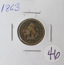 1863- Indian Head Cent
