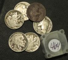 (6) 1935- Buffalo Nickels