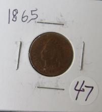 1865- Indian Head Cent