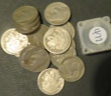 (17) 19360 Buffalo Nickels