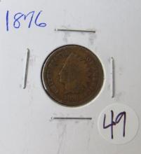 1876- Indian Head Cent