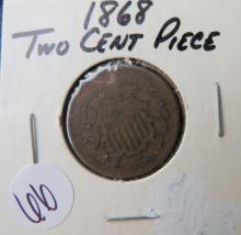 1868- Two Cent Piece