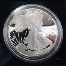 2002-W American Eagle Silver Dollar Proof