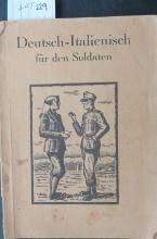 1940- German-Italian for the Soldier- Book