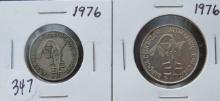 1976- 50 Francs & 100 Francs