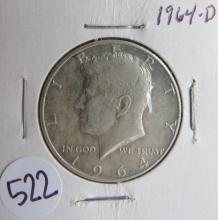 1964-D Kennedy Half Dollar