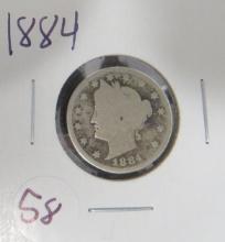 1884- Liberty Head Nickel