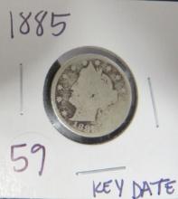 1885- Liberty Head Nickel, Key Date