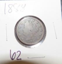 1888- Liberty Head Nickel