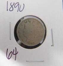 1890- Liberty Head Nickel