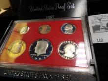 1982 S Proof Set, original as issued.