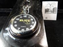 Slick Quartz Men's Hanging Watch. New in blast pack, probably needs a new battery.