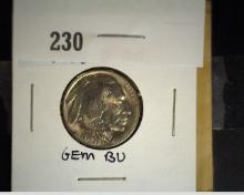 1938 D Buffalo Nickel, Gem BU.