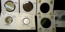 1909 S Philippines Cent & 1967 Philippines Fifty Cent Coins.