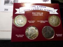 Rare Coins of the 20th Century Series Half Dollar Collection. (2) 90% Silver, (1) 40% Silver, & a Bi