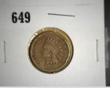 1860 Indian Head Cent, Fine.