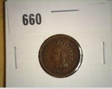 1866 Indian Head Cent, Fine.