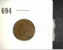 1904 Indian Head Cent, EF.