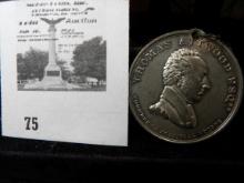 1832 Thomas Attwood Esq. Founder of Political Unions 40mm Medal from Great Britain;THE/UNCOMPROMISIN