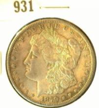 1879 S Morgan Silver Dollar, EF.