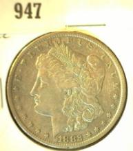 1882 CC Morgan Silver Dollar, Fine.