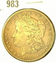 1902 O Morgan Silver Dollar,VF.